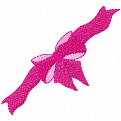 Ribbions And Bows Embroidery Design 2